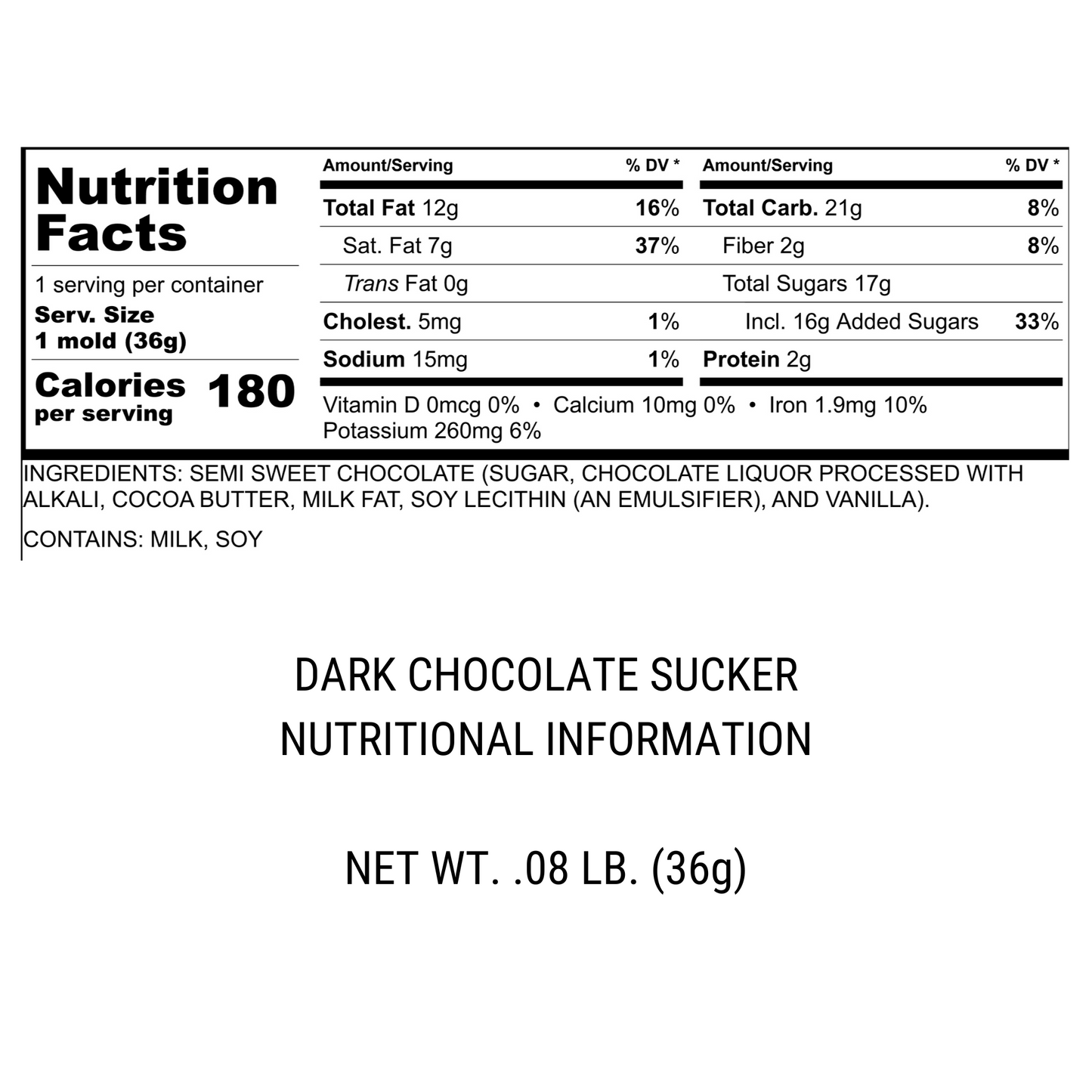 Plain Pumpkin Sucker