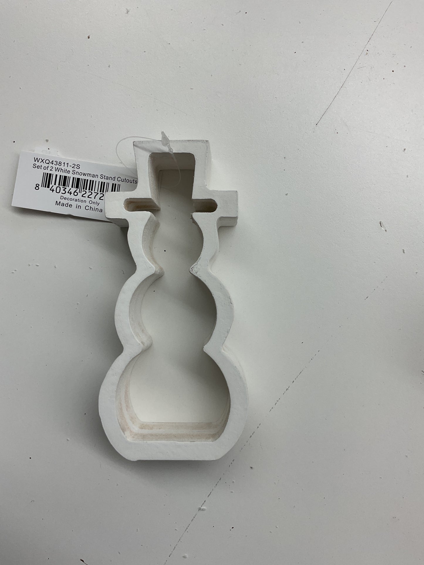 Snowman small cutout