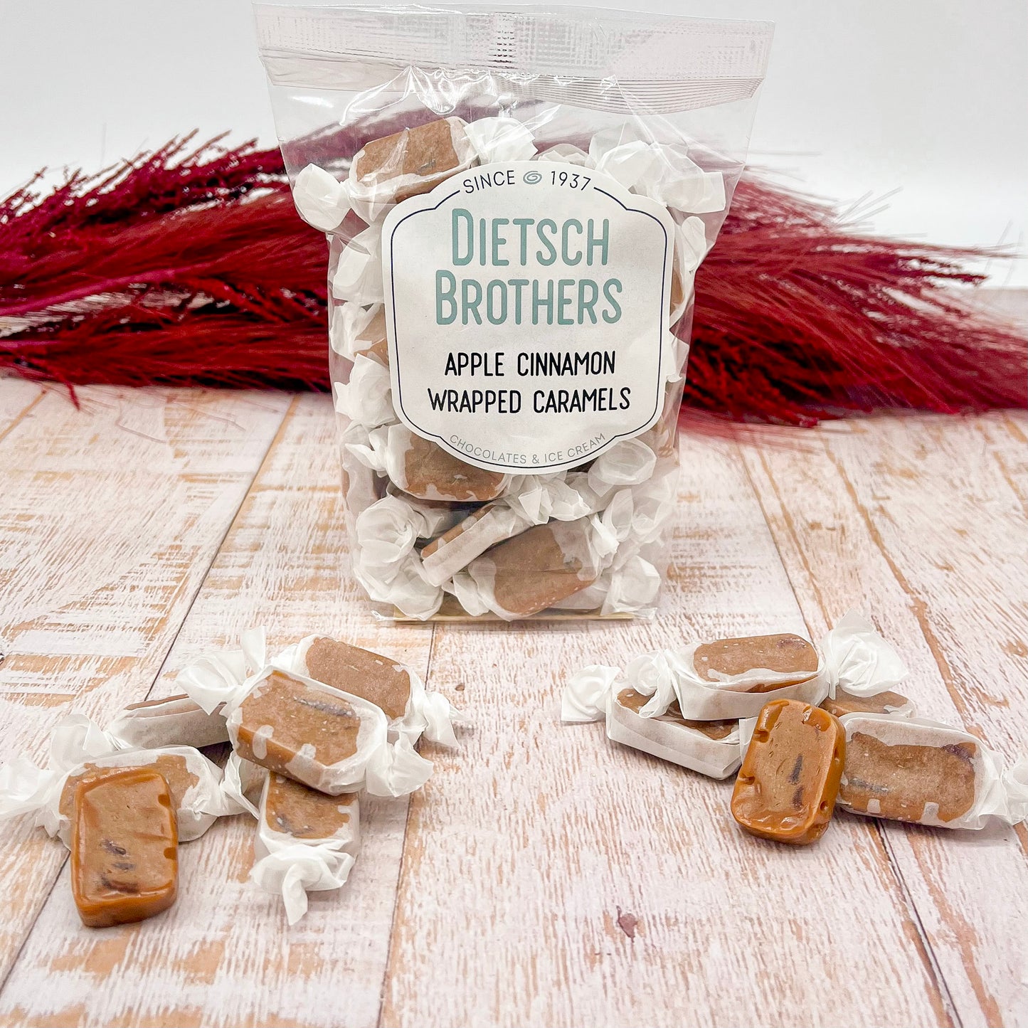 Apple Cinnamon Wrapped Caramels