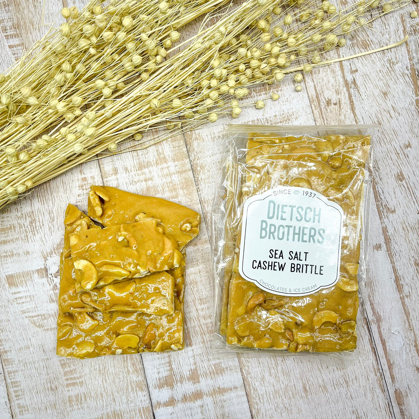 Sea Salt Cashew Brittle