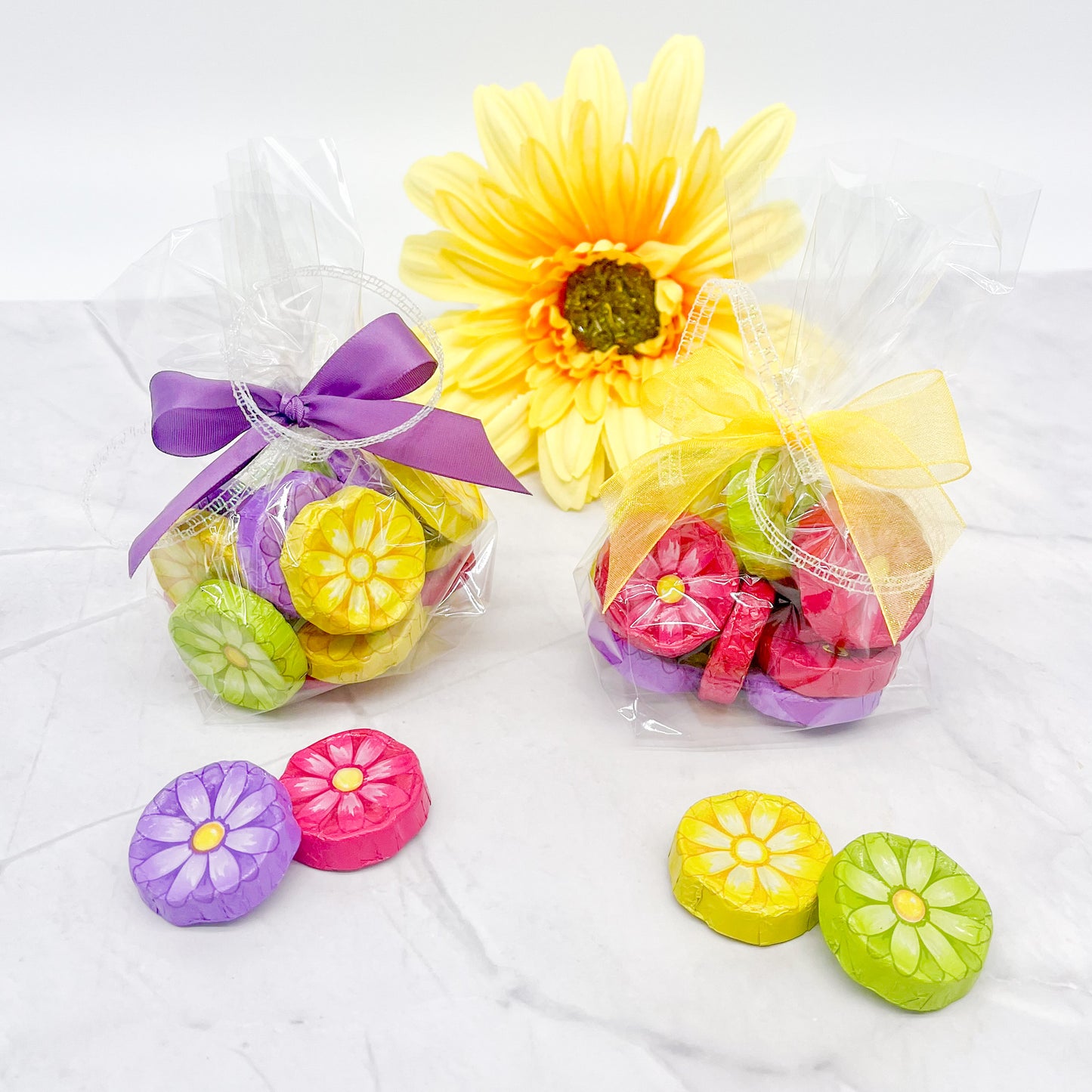 Milk Chocolate Daisy Bags