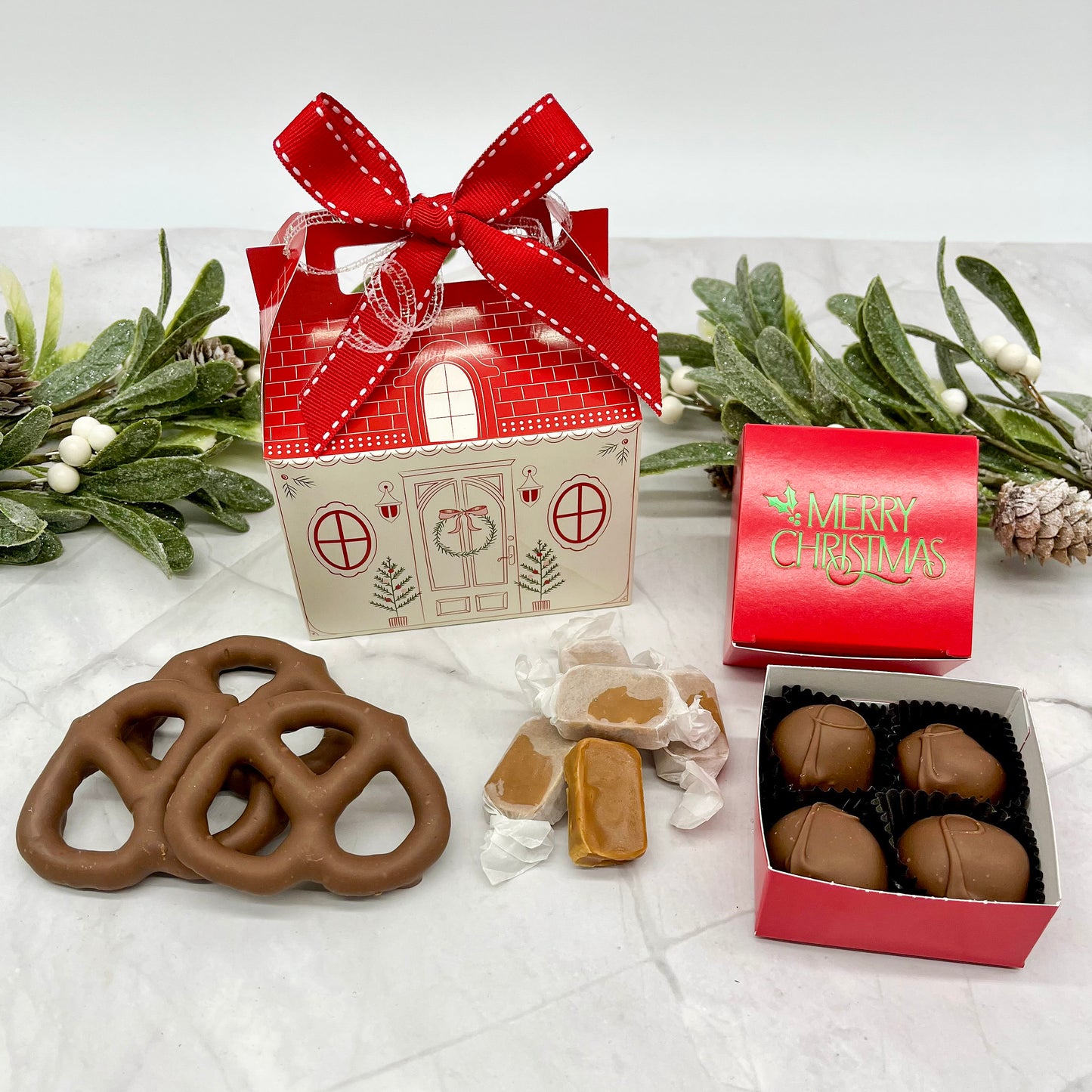 Christmas Row House Box