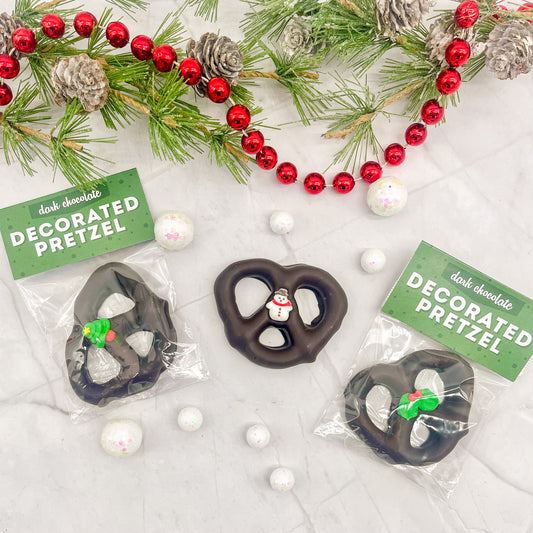 Holiday Decorated Pretzels