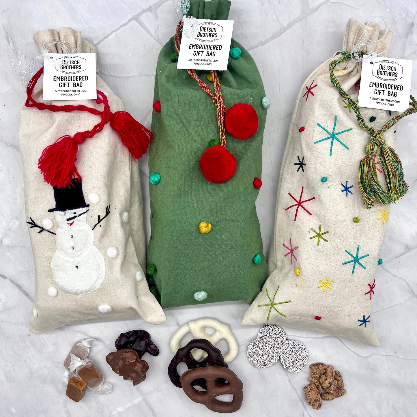 Embroidered Gift Bag