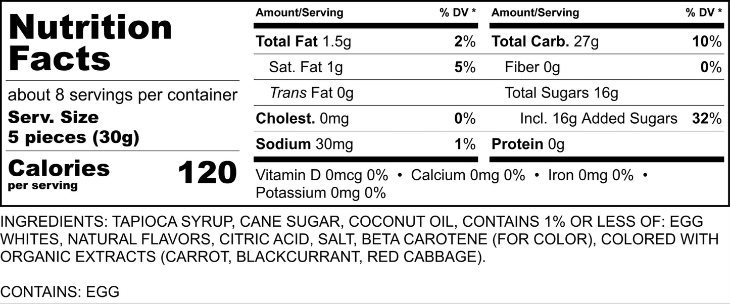 Fruit Medley Non-GMO Taffy
