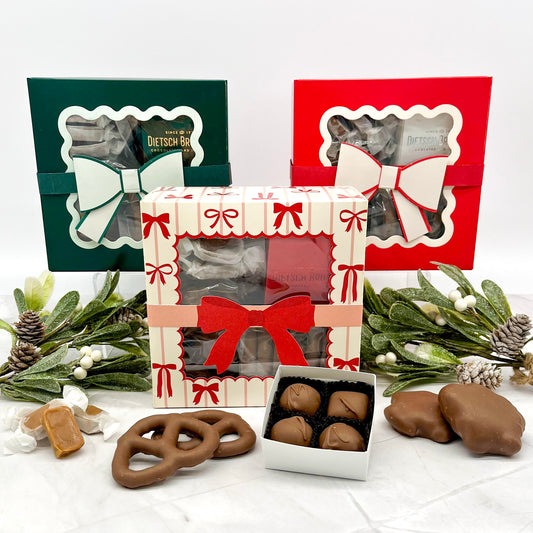 Holiday Ribbon Gift Box