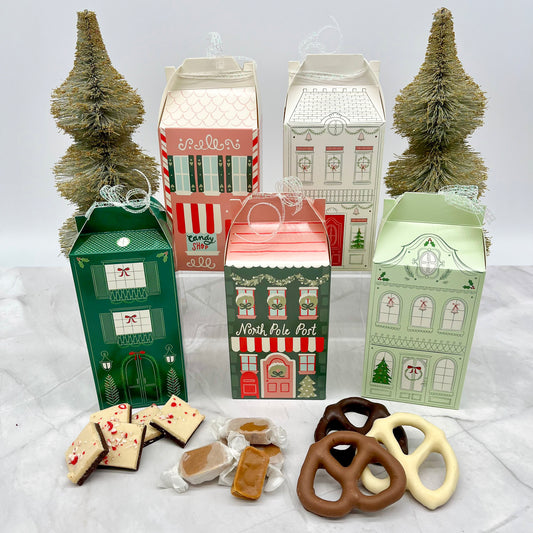 Large Holiday Village Box