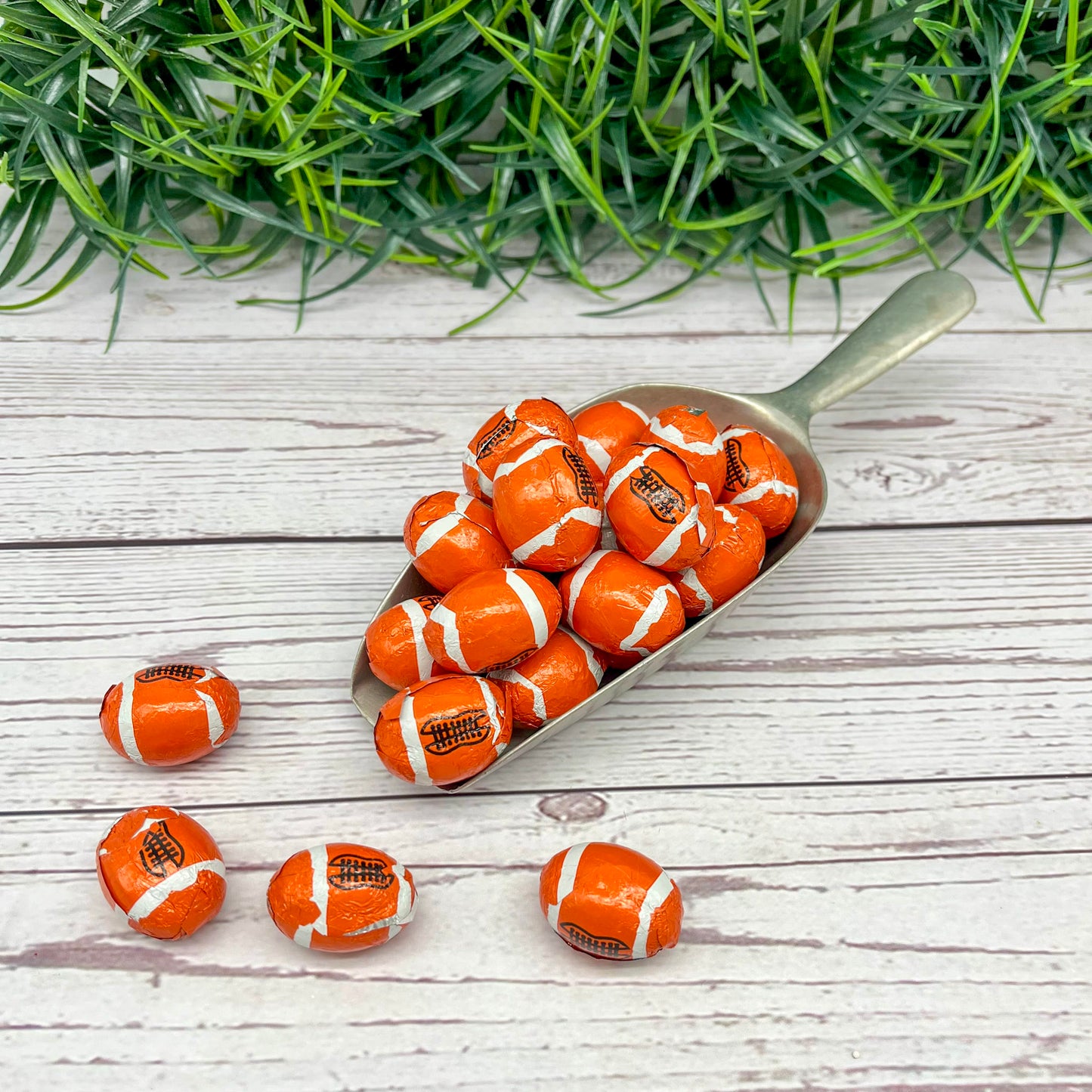 Milk Chocolate Foiled Footballs
