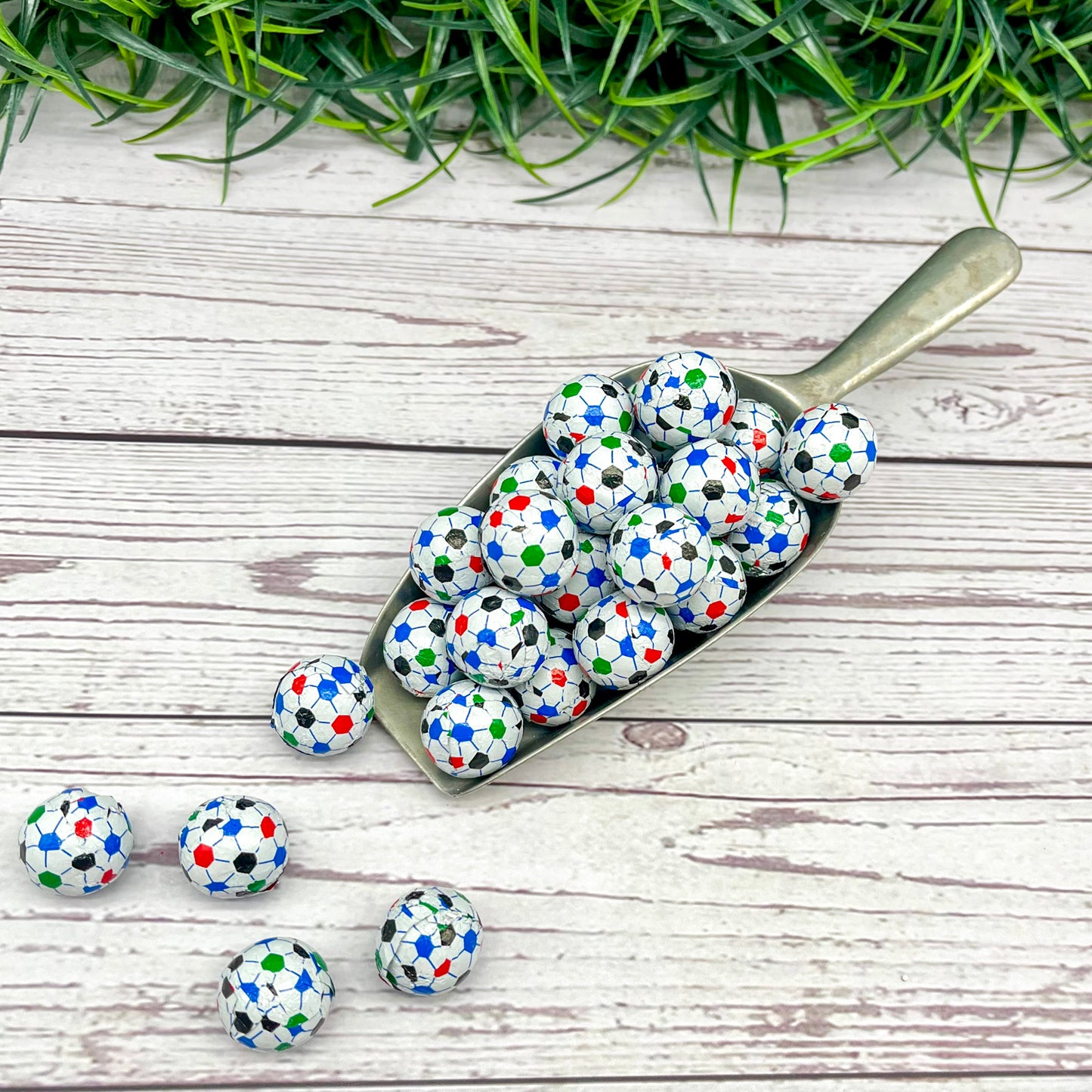 Milk Chocolate Foiled Soccer Balls