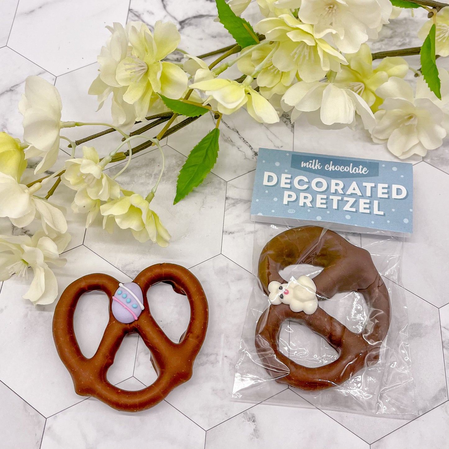 Easter Decorated Pretzels