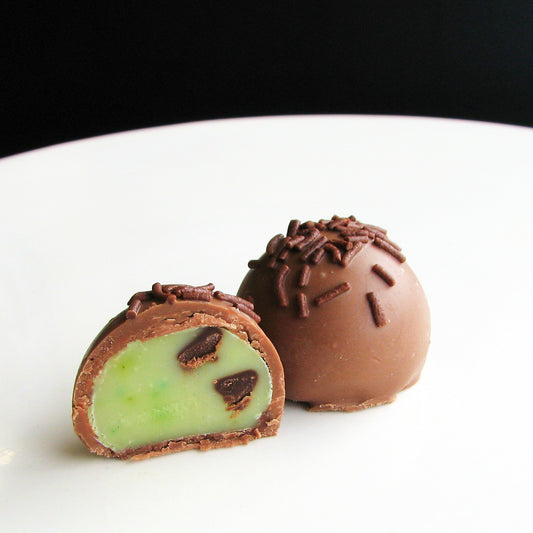 Mint Chocolate Chip Truffles