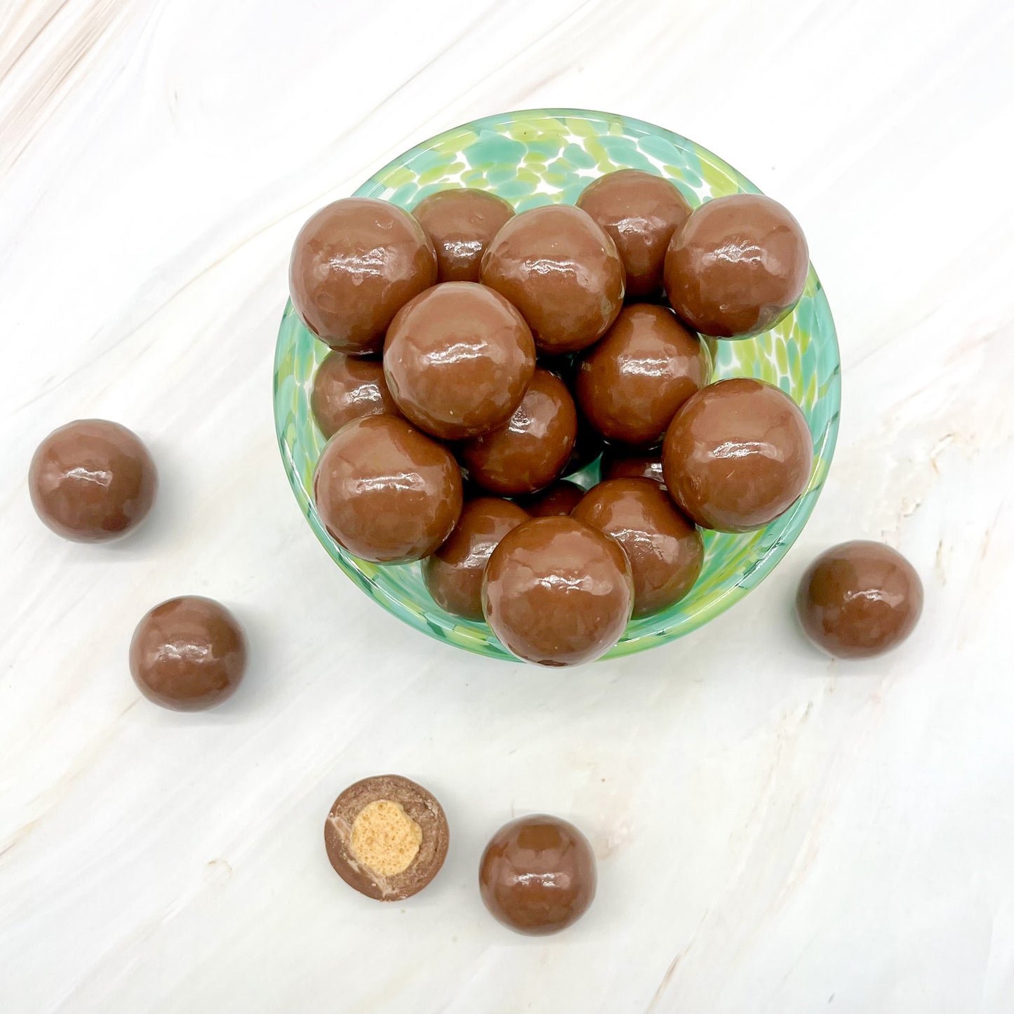 Milk Chocolate Triple Dipped Malt Balls