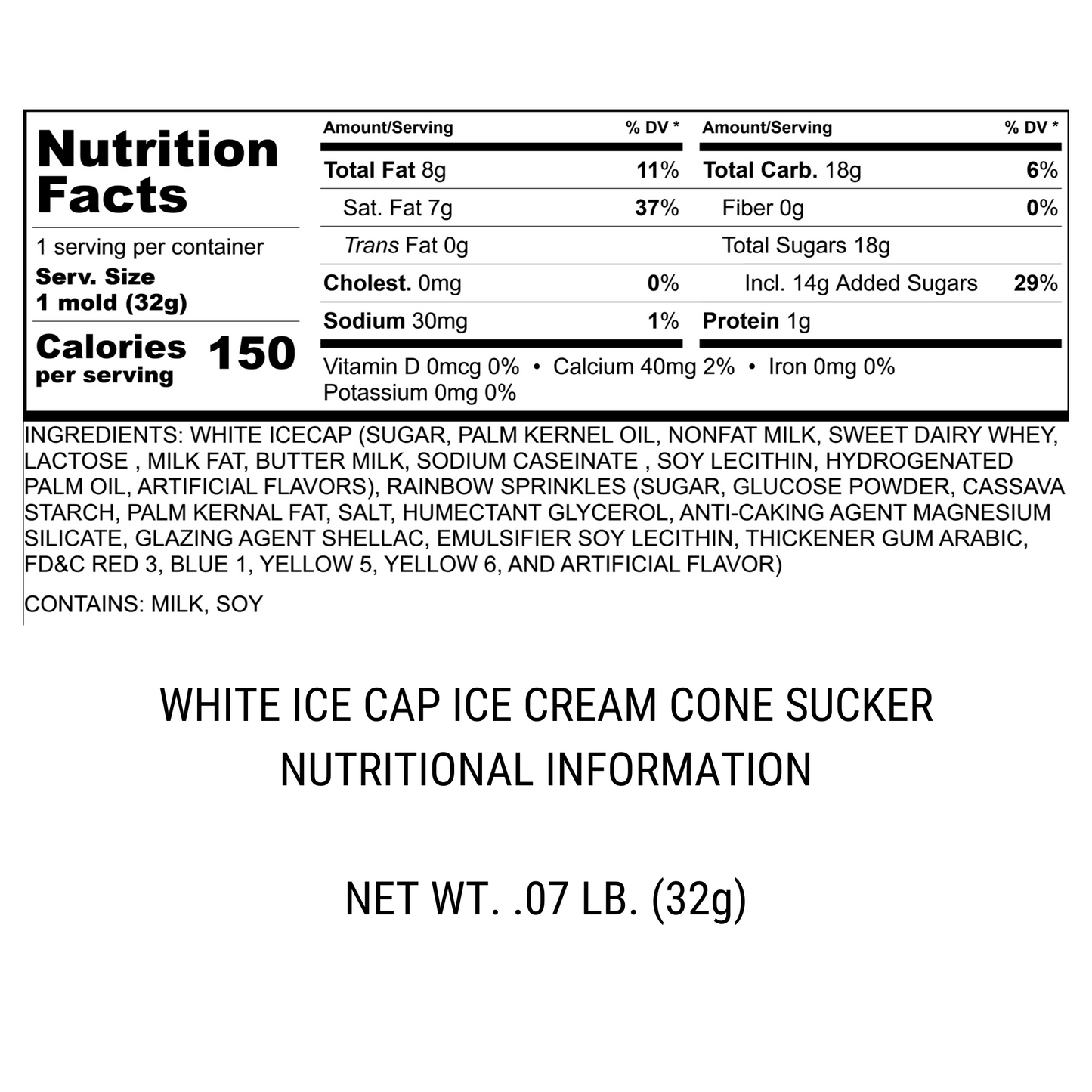Ice Cream Cone Sucker
