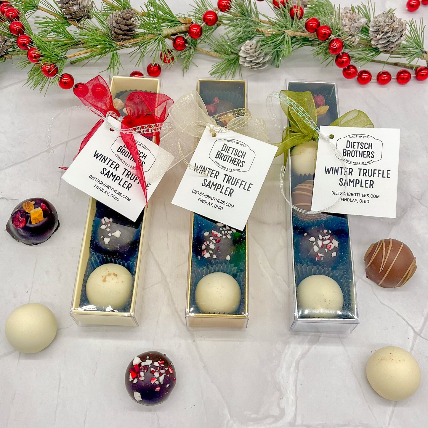 Five Piece Winter Truffle Sampler