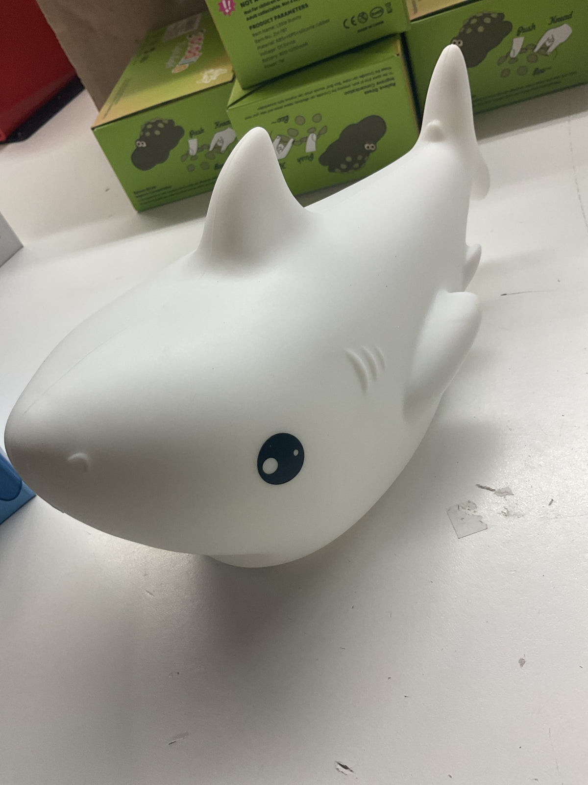 Silicon shark nightlight