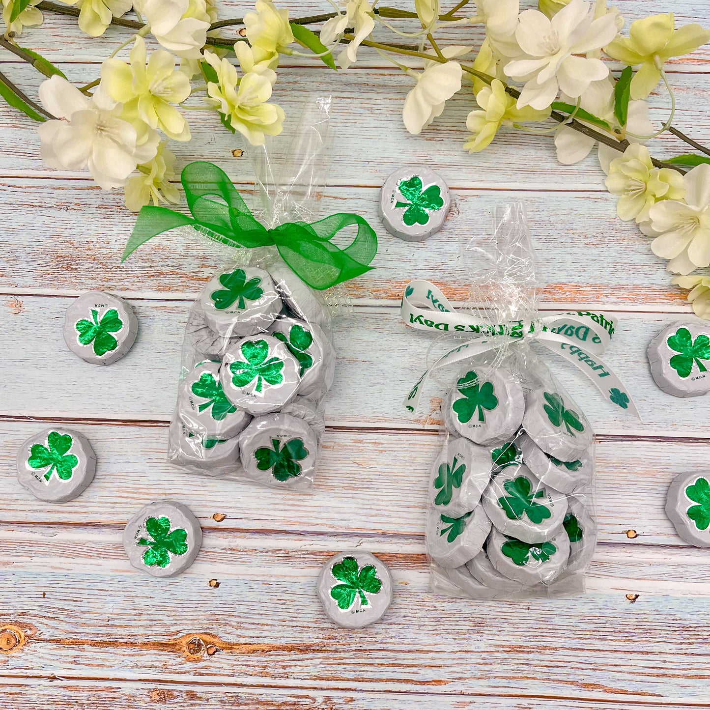 Milk Chocolate Shamrock Bags