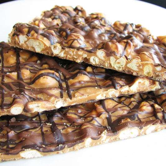 Chocolate Peanut Butter Crunch Bark