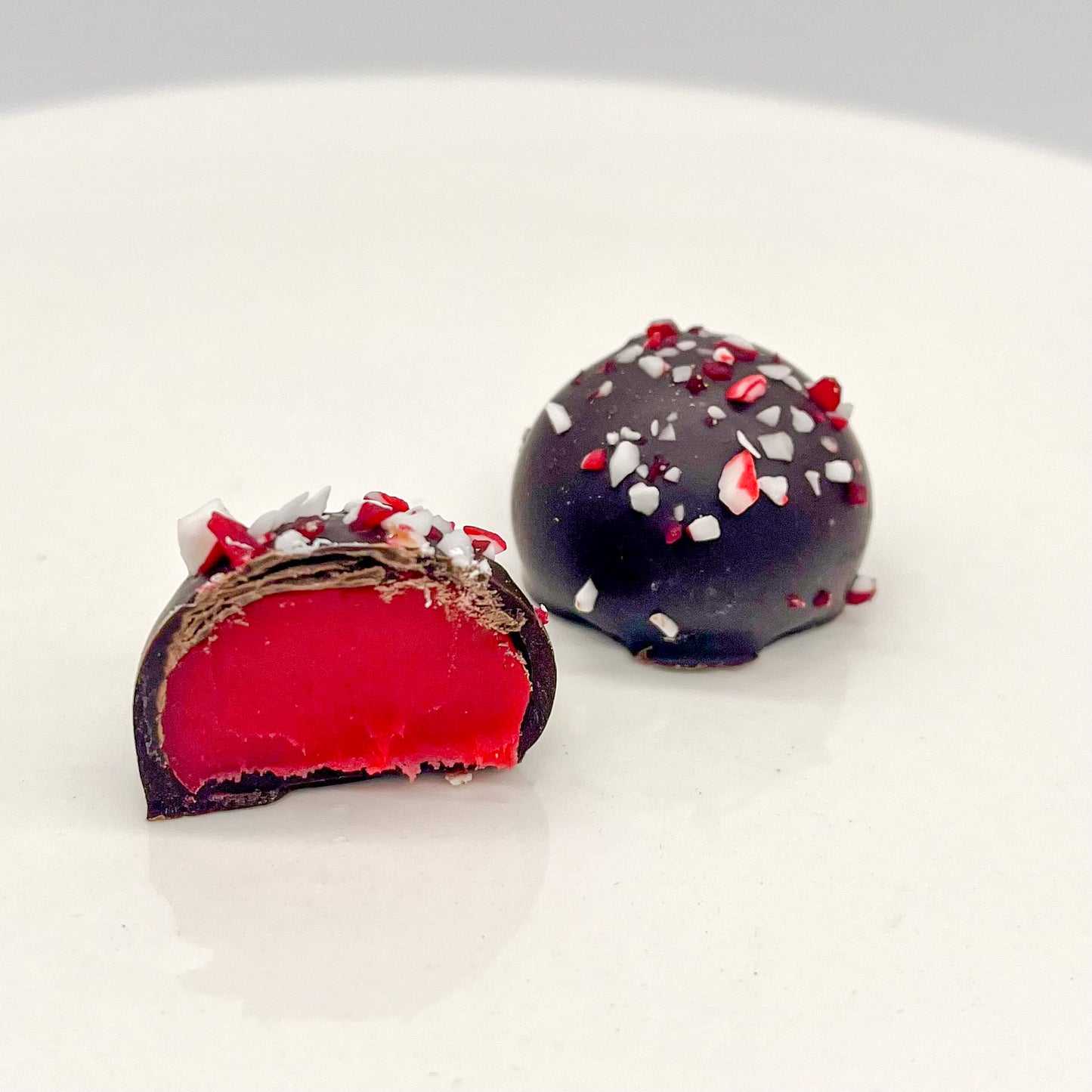 Candy Cane Truffles