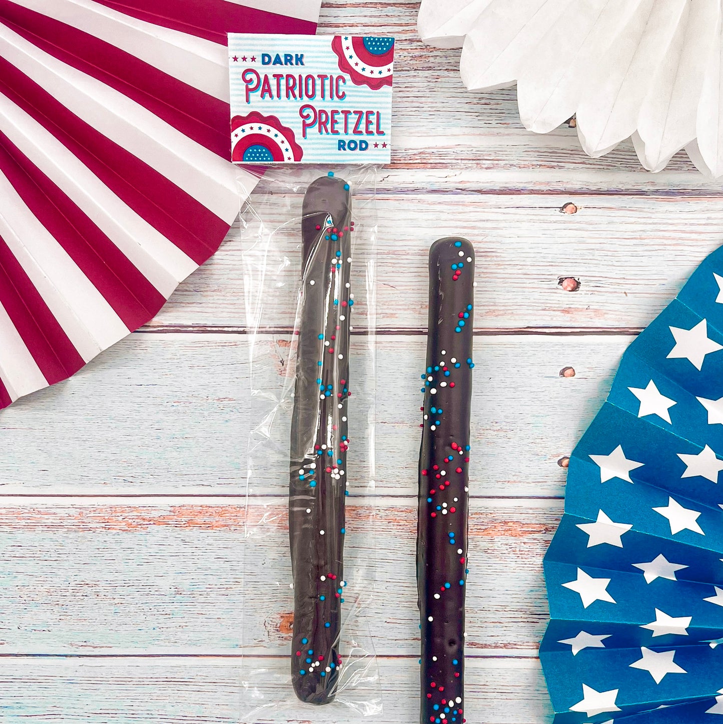 Patriotic Pretzel Rod