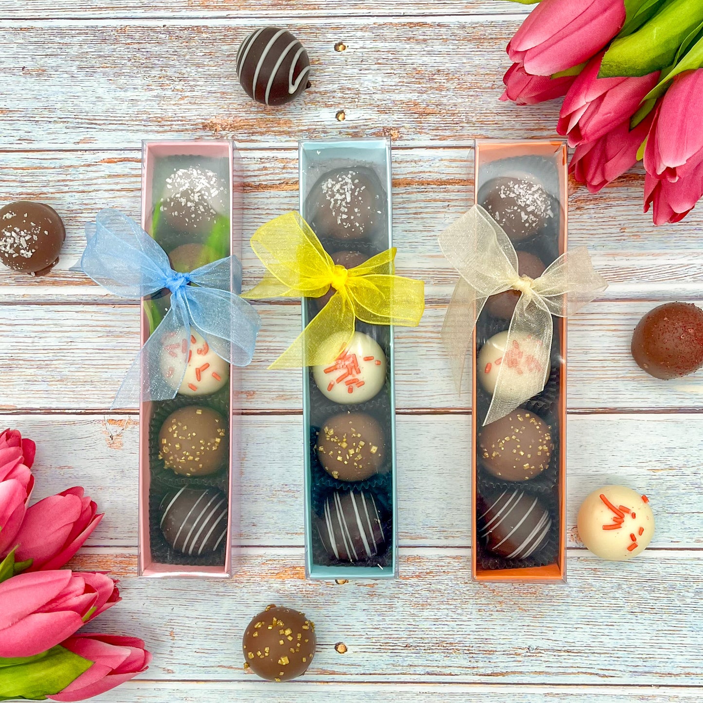 Five Piece Spring Truffle Sampler