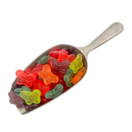 Multi colored gummi butterflies