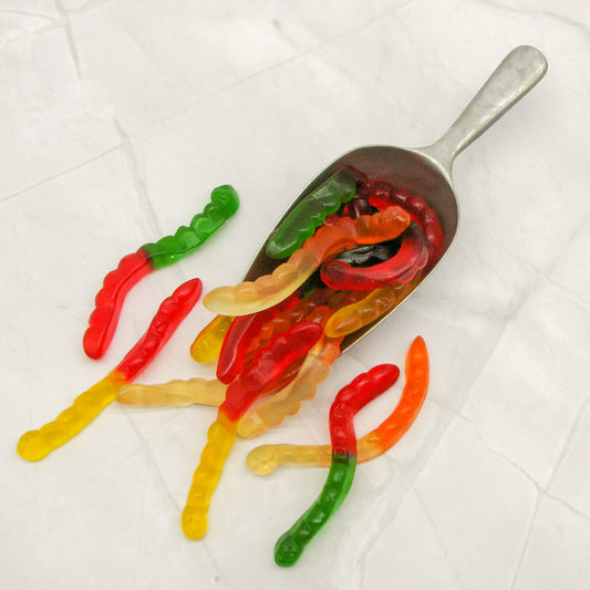 Assorted Fruit Gummi Worms