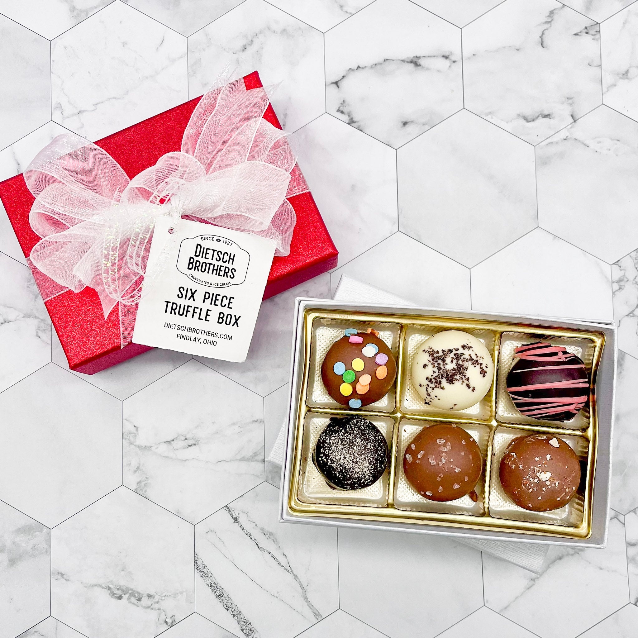 Six Piece Truffle Sampler – Dietsch Brothers