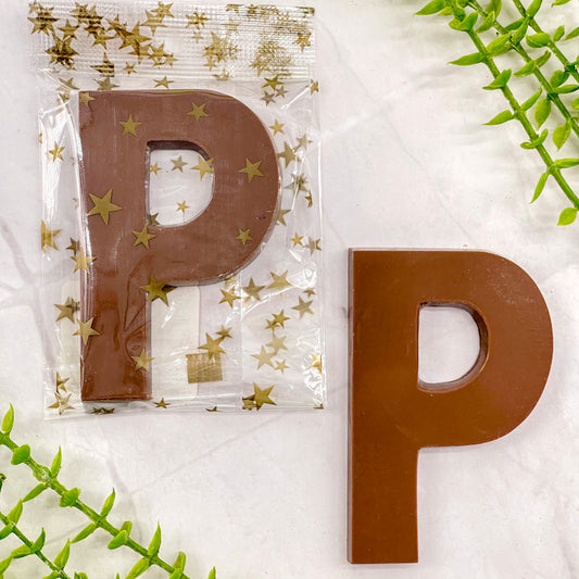 Milk Chocolate Letter P