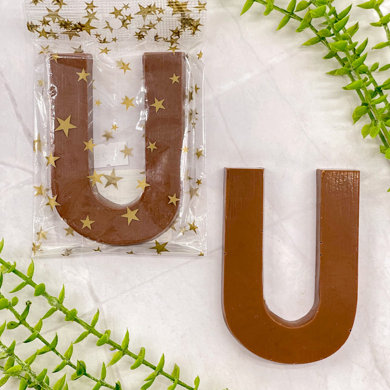 Milk Chocolate Letter U