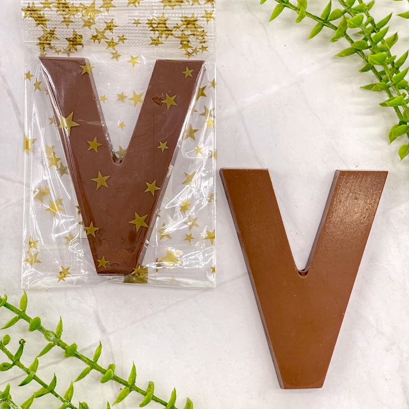 Milk Chocolate Letter V