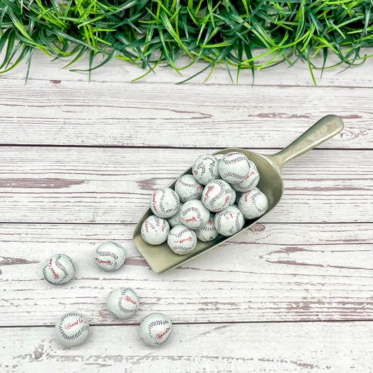 Milk Chocolate Foiled Baseballs