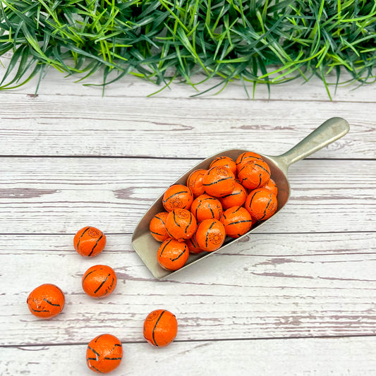 Milk Chocolate Foiled Basketballs
