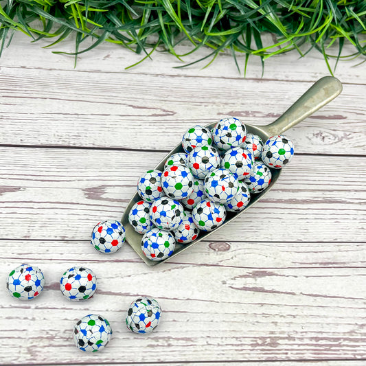 Milk Chocolate Foiled Soccer Balls