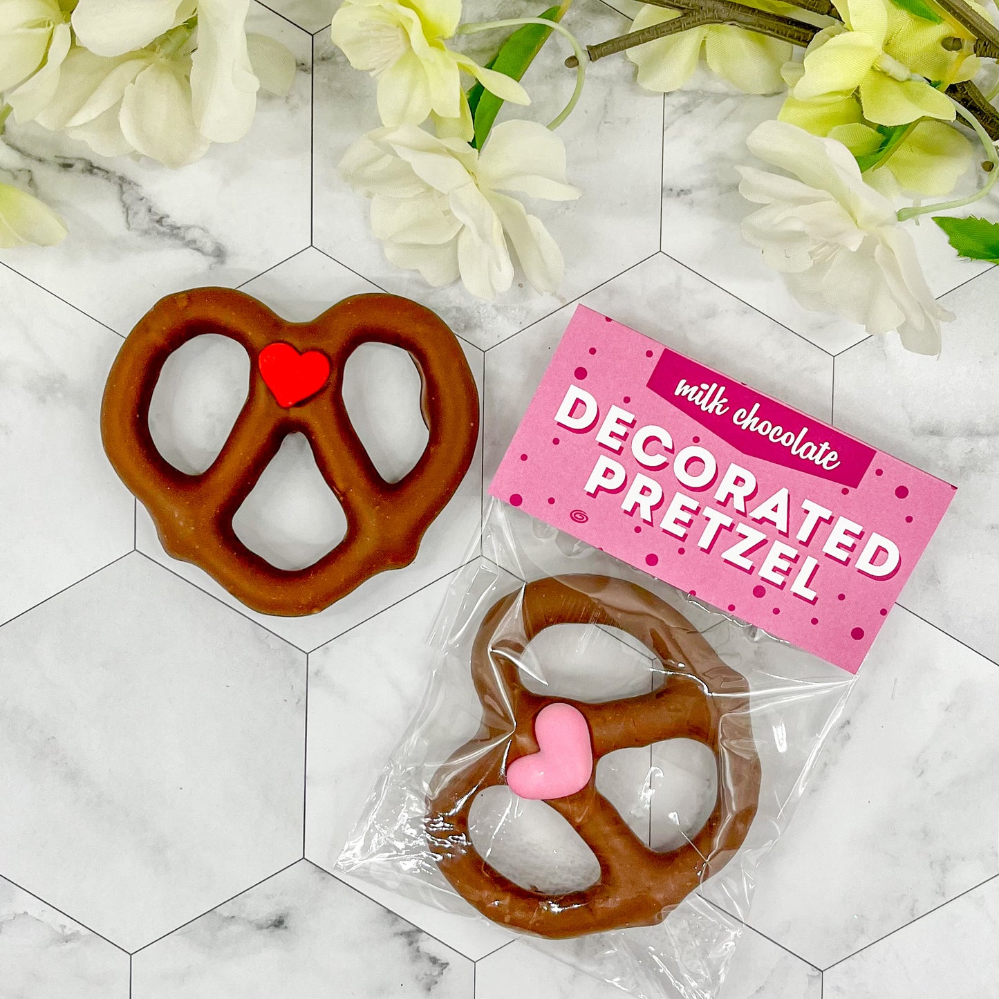 Valentine's Day Decorated Pretzels