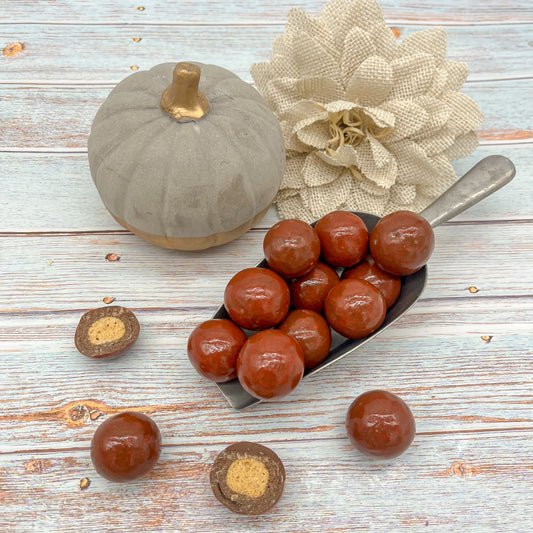 Pumpkin Spice Malted Milk Balls